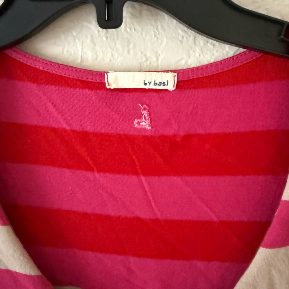 Pink and Red Asymmetrical Dress